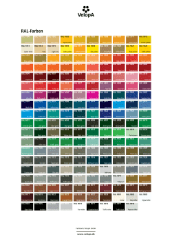 RAL-Farben - velopa.de