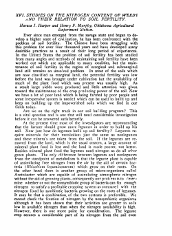Studies on the Nitrogen Content of Weeds and Their Relationship to