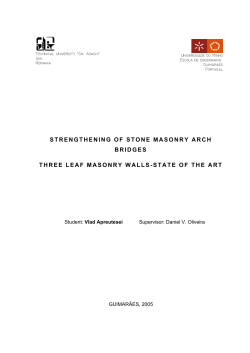 strengthening of stone masonry arch bridges three leaf