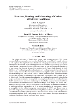 Structure, Bonding, and Mineralogy of Carbon at Extreme Conditions
