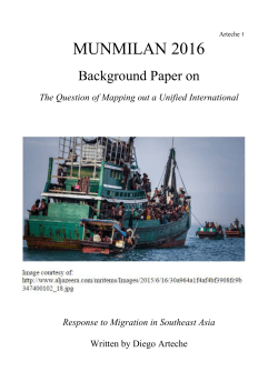 International response to migration in South