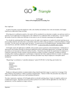 THE TRIANGLE TRANSIT AUTHORITY