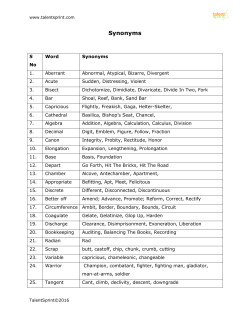 Synonyms - TalentSprint