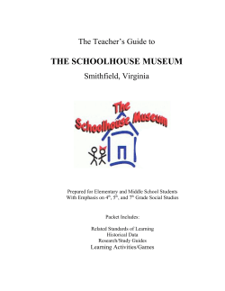 the evolution of the schoolhouse museum
