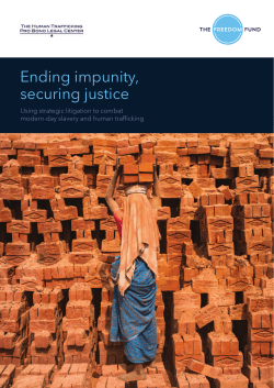 Ending Impunity, Securing Justice: Using Strategic Litigation to