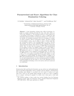 Parameterized and Exact Algorithms for Class Domination