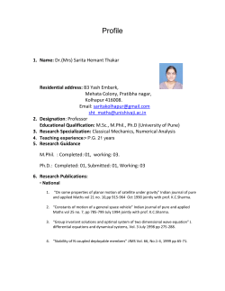 Profile - Shivaji University