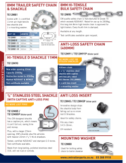 8MM HI-TENSILE BULK SAFETY CHAIN 8MM