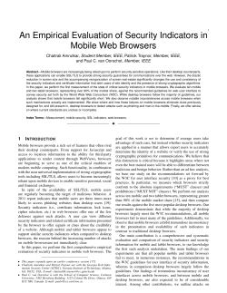 An Empirical Evaluation of Security Indicators in Mobile Web Browsers