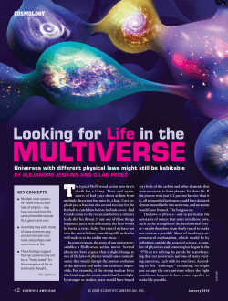 Looking for Life in the Multiverse - uni