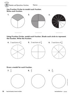 Identify and Write Fractions