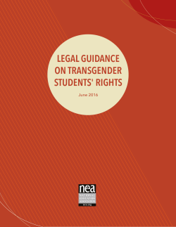 legal guidance on transgender students` rights