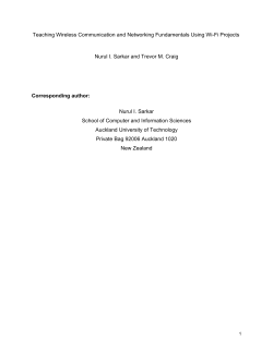 Teaching Wireless Communication and Networking Fundamentals