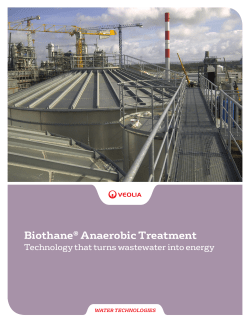Biothane&reg; Anaerobic Treatment