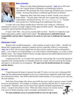 Most of us take family planning for granted. And, yet, in 2010 and