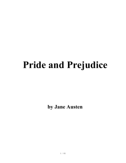 Pride and Prejudice