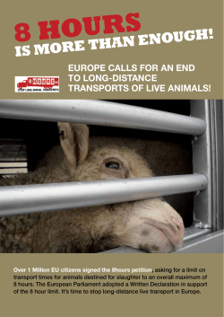 8 Hours is More Than Enough - European Commission