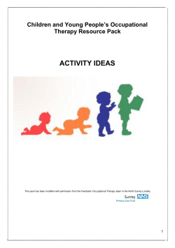 ACTIVITY IDEAS