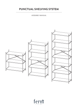 punctual shelving system