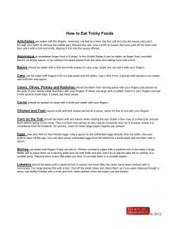 How to Eat Tricky Foods