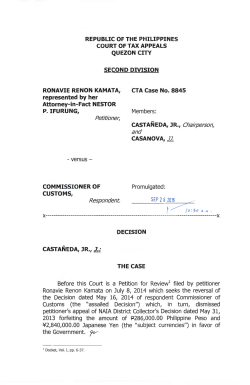 f 0o~ ~o 4&middot;11 - Court of Tax Appeals