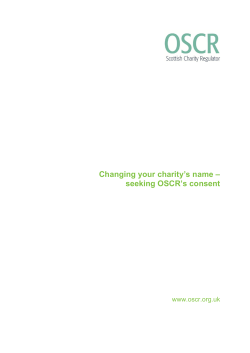 Changing your charity`s name