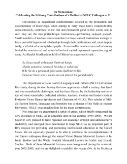 Lecture - Indiana University Bloomington