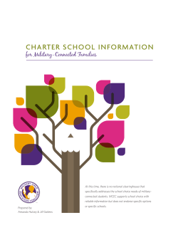 charter school information - Military Child Education Coalition