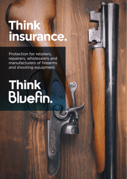 Think insurance. Think
