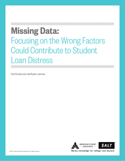 Missing Data: Focusing on the Wrong Factors Could Contribute to
