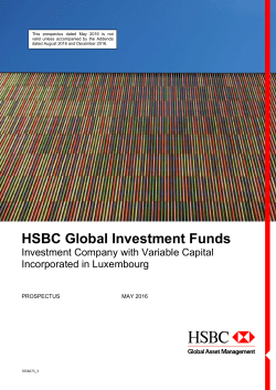 HSBC Global Investment Funds Prospectus