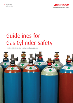 Guidelines for Gas Cylinder Safety