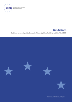 Guidelines on reporting obligations under Articles 3(3)(d) and 24(1)
