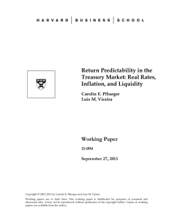 Return Predictability in the Treasury Market