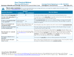 BCBS IL_MI Retirees - The DOW Chemical Company