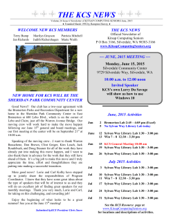 THE KCS NEWS - Kitsap Computing Seniors