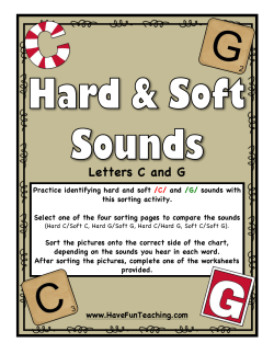 Letters C and G - Have Fun Teaching