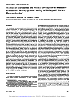 The Role of Microsomes and Nuclear Envelope