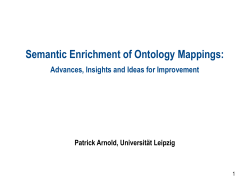 Semantic Enrichment of Ontology Mappings