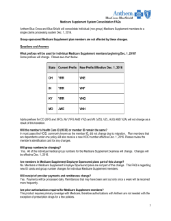 1 State Current Prefix New Prefix Effective Dec. 1, 2016 OH YRR