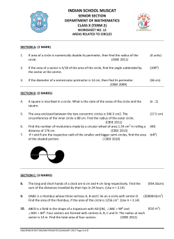 class_x_mathematics_areas related to circles_worksheet_12