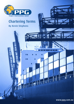 Chartering Terms