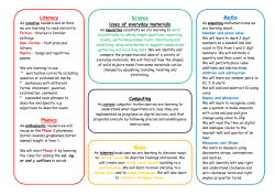 Maths Science Uses of everyday materials Computing Music