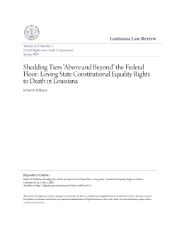 Shedding Tiers "Above and Beyond" the Federal Floor: Loving State