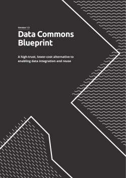 Data Commons Blueprint