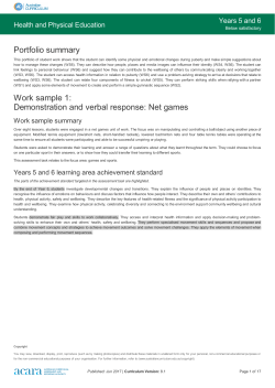 PDF - ACARA Work Samples