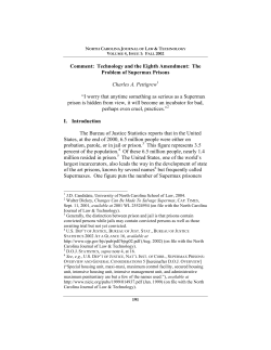 Technology and the Eighth Amendment