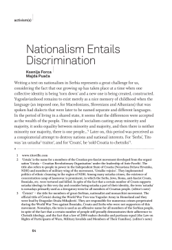 Nationalism Entails Discrimination