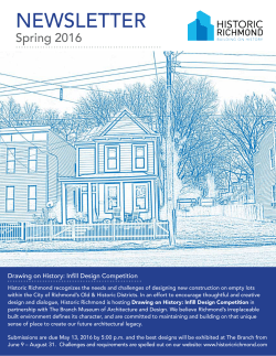 Newsletter - Historic Richmond