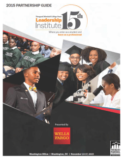 Partnership Guide - Thurgood Marshall College Fund